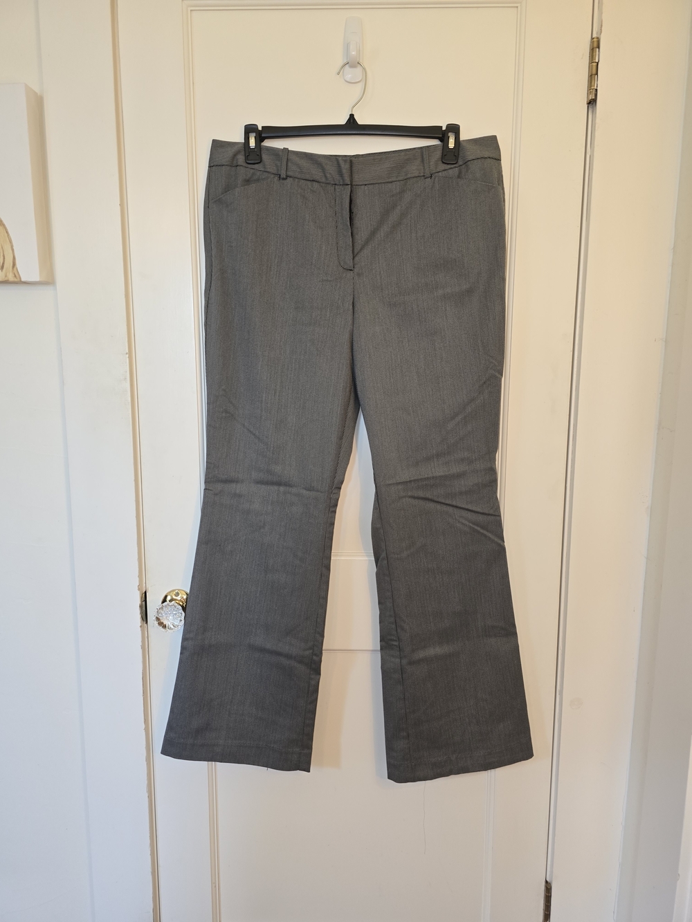 Worthington Gray Flared Dress Pants 16